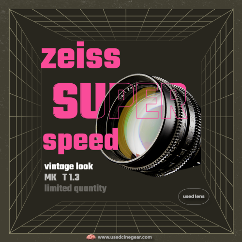 Used Zeiss Arriflex Super Speed MK3 Cinema Lenses Kit (5pcs)