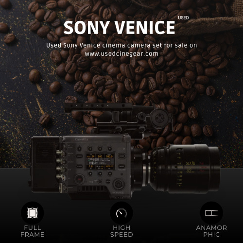 Used SONY Venice 6k Full Frame Cinema Digital Camera Kit (2k+ hrs)