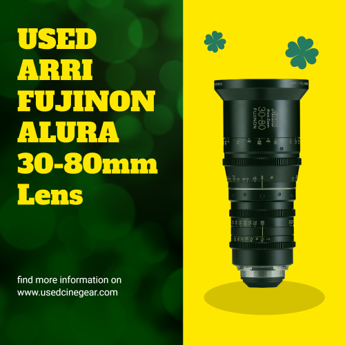 Used ARRI/Fujinon Alura 30-80mm T2.8 Lightweight Zoom Lens