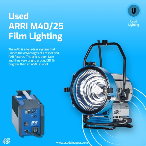 Used ARRI M40/25 HMI Lighting with Ballast Set