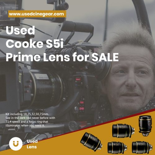 Used Cooke S5i Prime Lens Kit (5pcs)