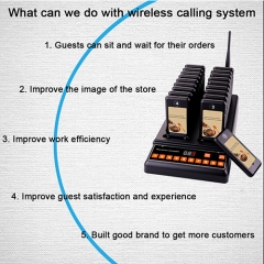 P700 wireless calling system for restaurant,table buzzer for restaurant