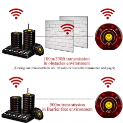 E-P1000 Untersetzer-Funkrufsystem für Restaurants