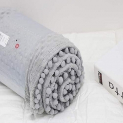 100% anti-pilling polyester Fleece Blanket with Tassel
