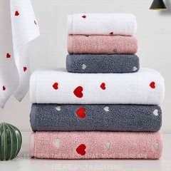 100% Cotton Embroidered Towel Sets