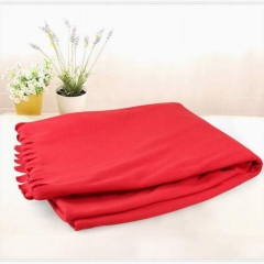 super cozy 100% Polyester solid color Polar Fleece Blanket