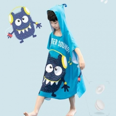 beach surfing hoodie poncho towel for changing cloth on