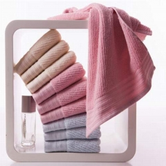 Solid Color Velour Plain Woven Cotton Towel