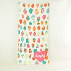 Full Color Reactive Printing 100% Cotton Beach Towels