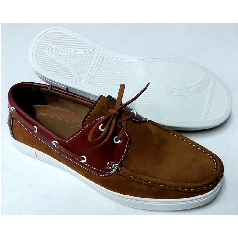 Wholesale Hand-make Pointed toe soft Moccasin mens' shoes