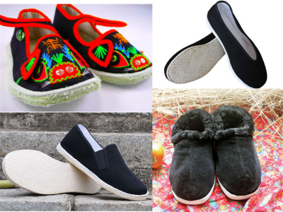The cotton cloth shoes type