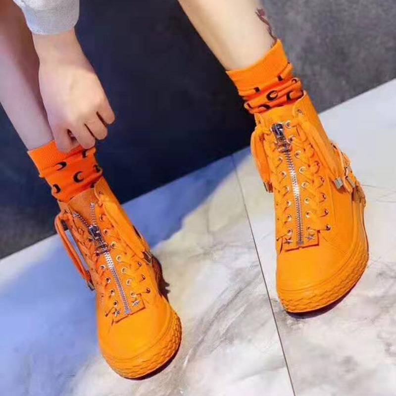 Online shoe wholesaler Women's casual sport revits leather boots