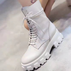Wholesale injection Boots Motorcycle white booties Women's Riding Calf boots