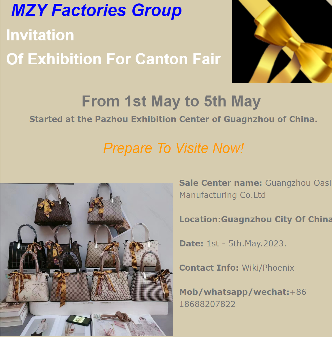 133th Canton Fair Invitation of Exhibition