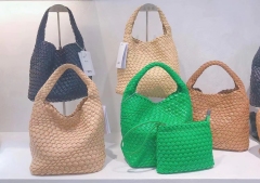 MZY Factory Woven Handbag China Manufacturer Women's Fashion Woven bag PU Leather Handbag Daily Bags