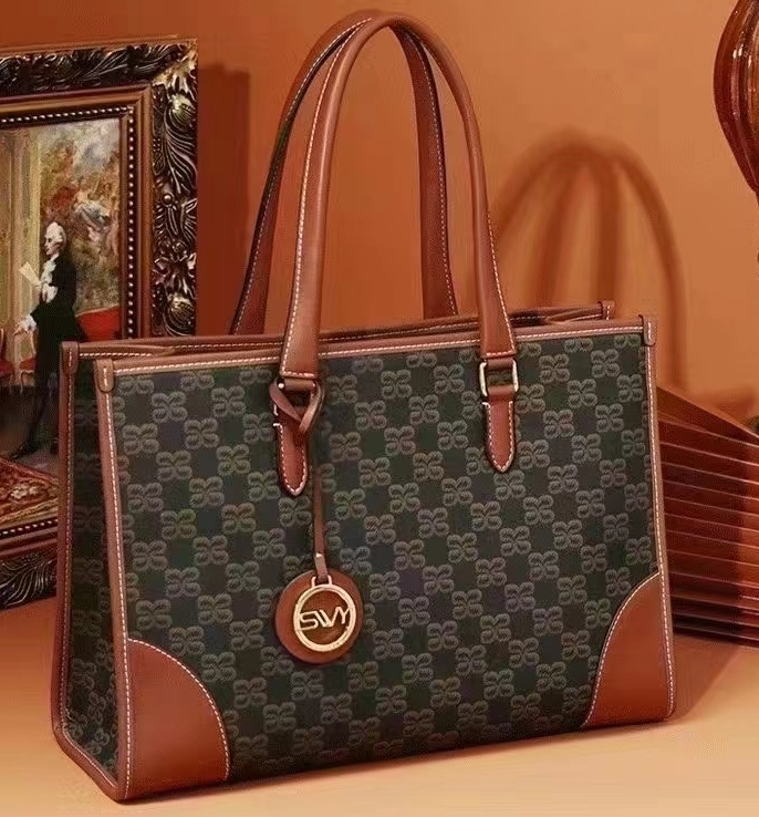 MZY Tote bag China Supplier Wholesale Women's Fashion PU Tote leather Handbag Daily Big Bags