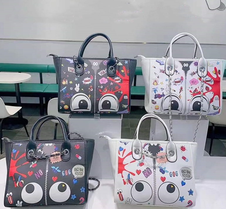 Handbag Manufacturer Graffiti handbag Women's handbag Tote bags High Capacity Handbag Producer