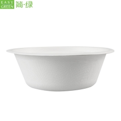 350ml Paper Pulp Bagasse Soup Food Bowl Disposable For Eco-friendly Packaging