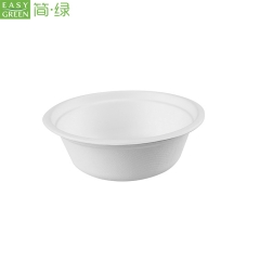 Biodegradable Corn Starch Disposable Food Packaging Bowl For Soup Container
