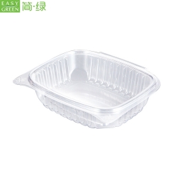 PET Plastic Dry Plastic Salad Disposable Box Fruit