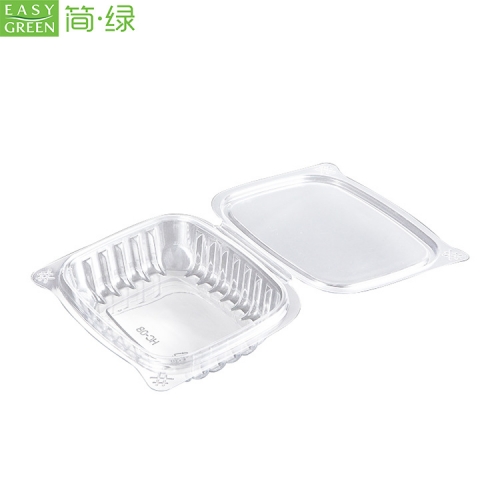 Fruit Box PET Plastic Packaging Clamshell For Fruit Salad