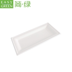 Sugarcane Bagasse Pulp Plate For Eco-Friend Food Packaging