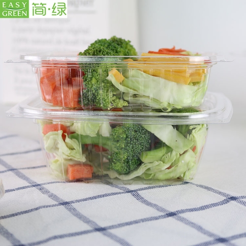 Plastic Transparent Salad Bowl Takeout For Dry Fruit