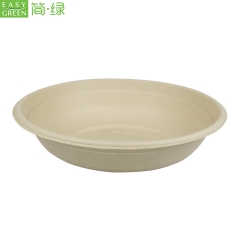 24oz Disposable Biodegradable Salad Food Bowl Food Container Compostable