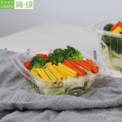 Plastic Salad Bowl For PS Take Away Lunch Container