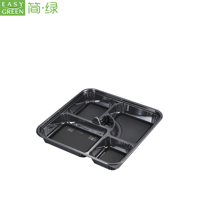 Disposable Plastic Food Container With Anti-Fog Lid