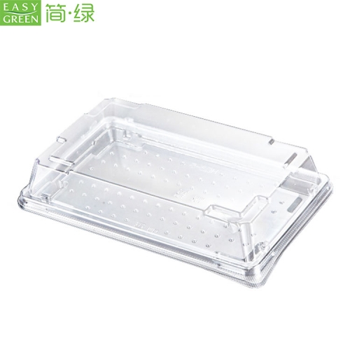 Clear Sushi Container Takeaway Pet Plastic Tray Disposable