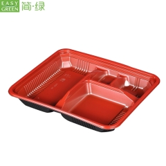 Disposable Microwave PP Lunch Box For Eco-Friendly Good Food Packaging