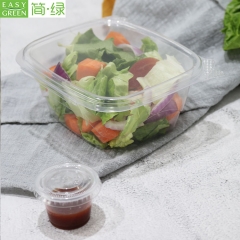 Biodegradable PLA Plastic Clamshell Fruit Box Packaging