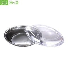 Disposable Plastic Divided Food Tray With Lid For Salad