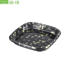 HP-36 Large Round Shallow PS Plastic Sushi Tray For Party