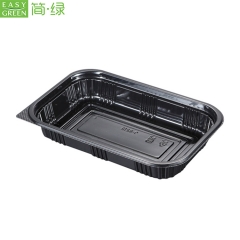 J-8515 Disposable Plastic Sushi Bento Lunch Box Container For Kids