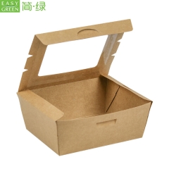 PKW Takraway Packaging Kraft Paper Lunch Box