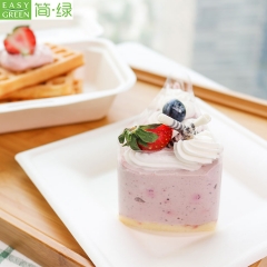 Sugarcane Bagasse Pulp Plate For Eco-Friend Food Packaging