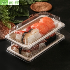 Sushi Takeaway Container Disposable With Lid For Biodegradable Food
