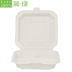 Easy Green Eco-friendly Meal Prep Containers Biodegradable Disposable Cornstarch Lunch Box