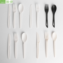 Easy Green Disposable Eco Friendly Compostable Biodegradable Knife And Fork