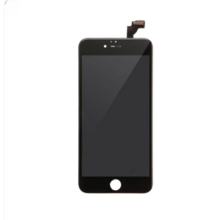 For Apple iPhone 6 Plus LCD Screen and Digitizer Assembly with Frame Replacement - Black/White - IVO