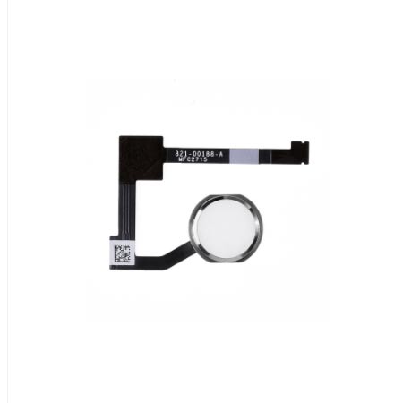 For Apple iPad Air 2 Home Button With Flex Cable Assembly Replacement - White - Ori