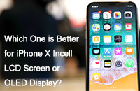 Which one is better for iPhone X in cell LCD screen or OLED display?