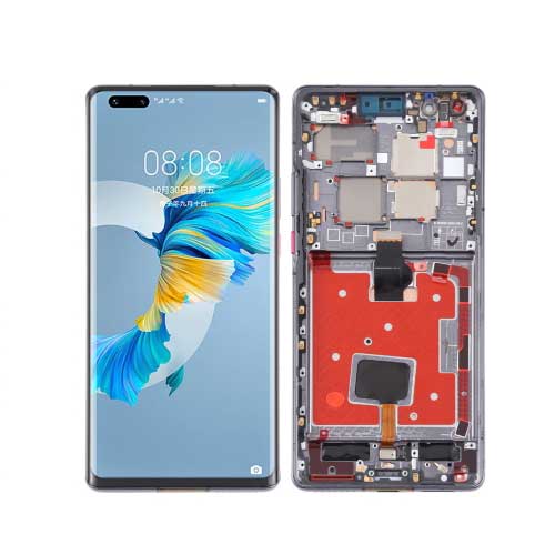 New LCD for Huawei mate 40 Pro LCD Display Touch Screen Replacement With Frame