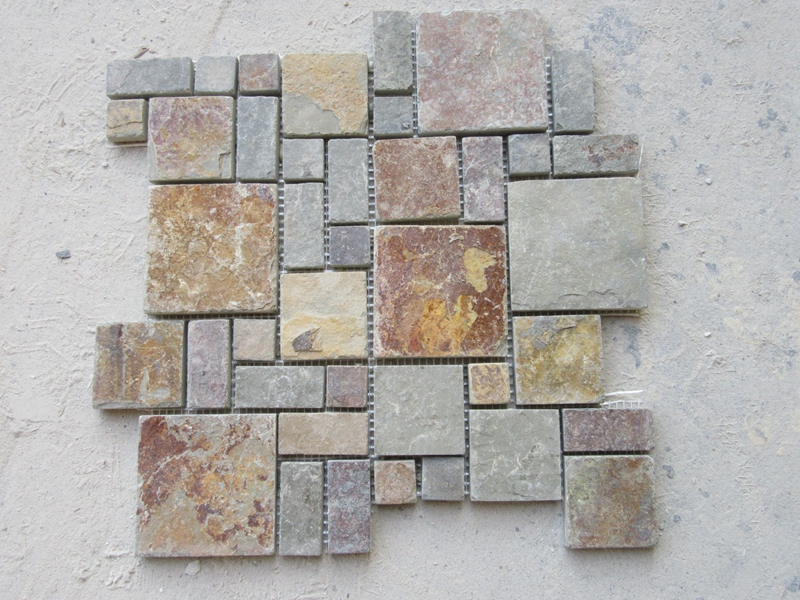 Natural rusty slate cultured stone wall panel.jpg