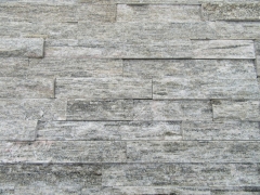 Wooden white quartz stacked stone panels stacked cultured stone