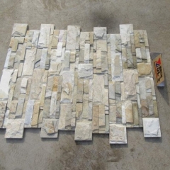 Yellow interior stone wall panels culture stone for sale