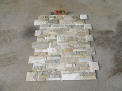 Yellow interior stone wall panels culture stone for sale