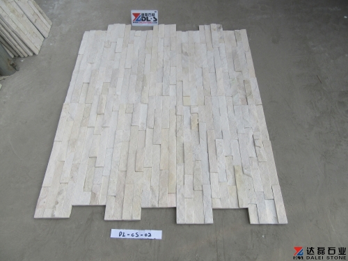 White sandstone cladding cultured stone sandstone stacked stone price